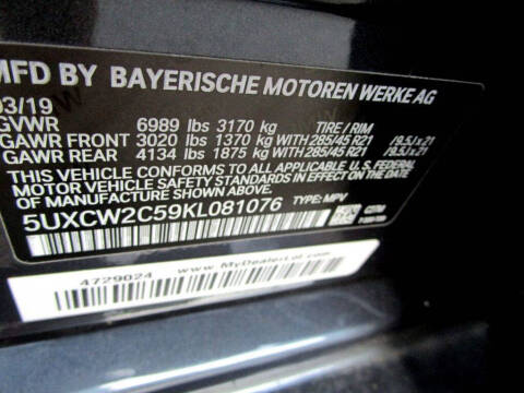 2019 BMW X7 xDrive40i