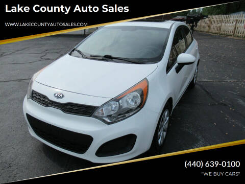 2012 Kia Rio 5-Door for sale at Lake County Auto Sales in Painesville OH