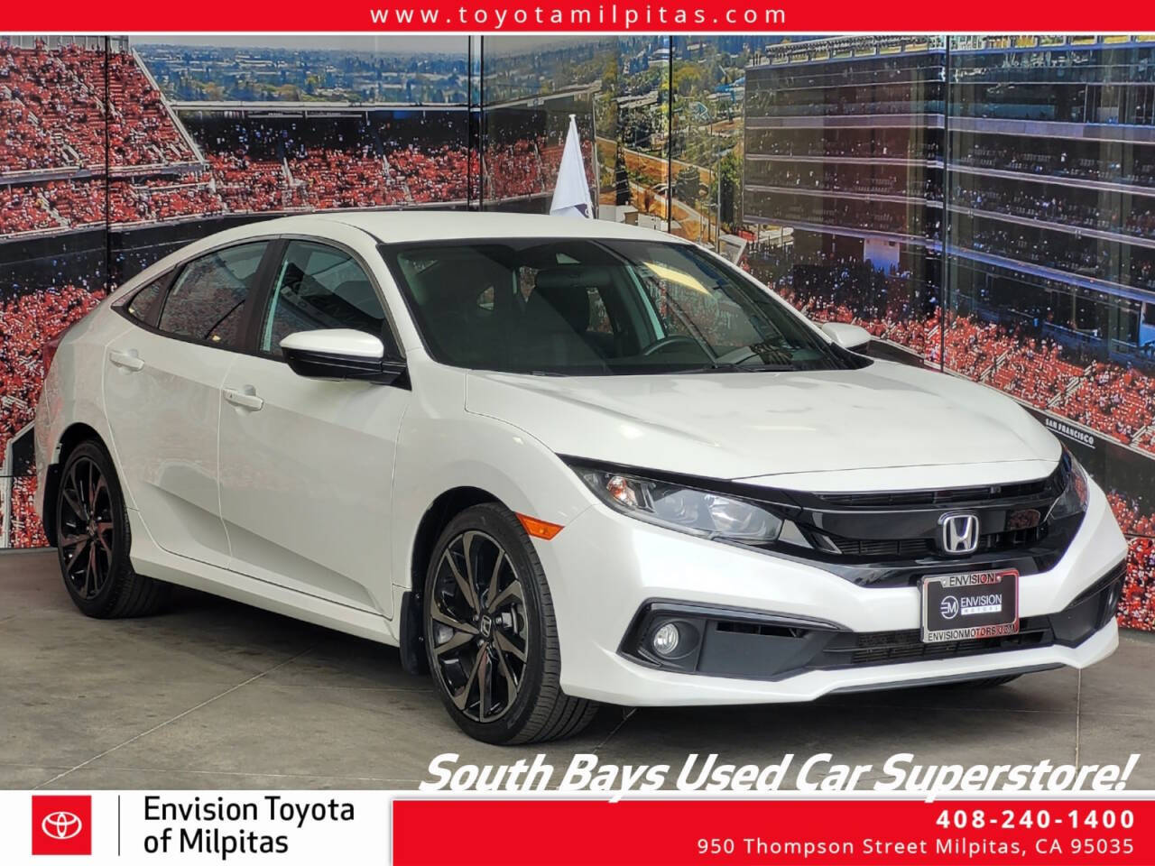 2021 Honda Civic for sale at Envision Toyota of Milpitas in Milpitas, CA