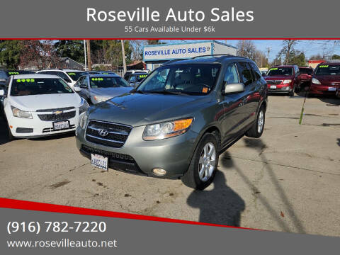 2007 Hyundai Santa Fe for sale at Roseville Auto Sales in Roseville CA