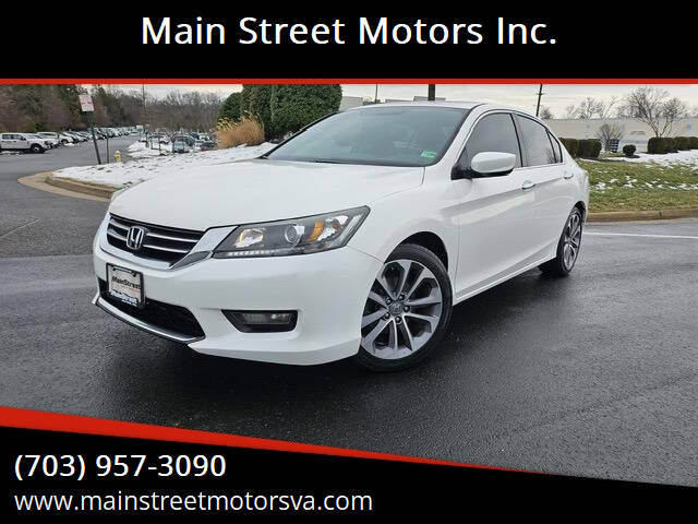 Used 2014 Honda Accord Sport with VIN 1HGCR2F57EA067151 for sale in Chantilly, VA