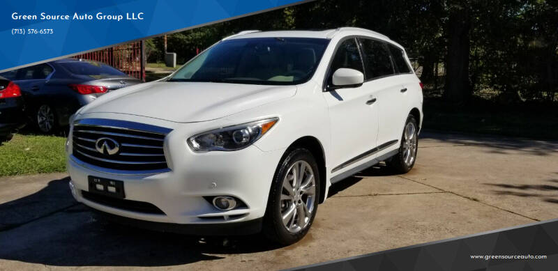 2013 Infiniti JX35 for sale at Green Source Auto Group LLC in Houston TX