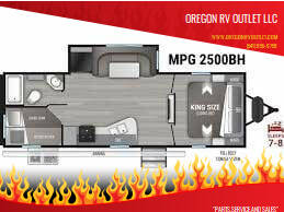 2022 Cruiser RV MPG 2500 BH for sale at Oregon RV Outlet LLC - Travel Trailers in Grants Pass OR