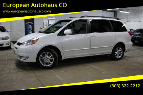 2004 Toyota Sienna for sale at European Autohaus CO in Denver CO