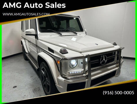 2015 Mercedes-Benz G-Class for sale at AMG Auto Sales in Rancho Cordova CA