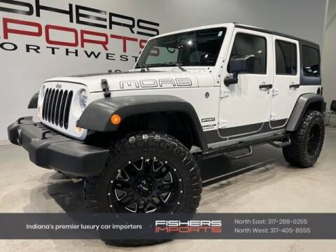 2017 Jeep Wrangler Unlimited for sale at Fishers Imports in Fishers IN