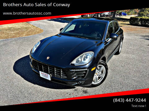 2015 Porsche Macan for sale at Brothers Auto Sales of Conway in Conway SC