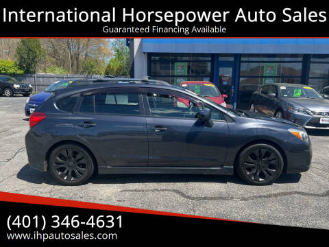 2014 Subaru Impreza for sale at International Horsepower Auto Sales in Warwick RI