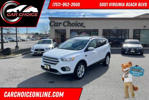 2018 Ford Escape for sale at Car Choice in Virginia Beach VA