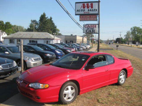2004 Chevrolet Monte Carlo for sale at All State Auto Sales, INC in Kentwood MI
