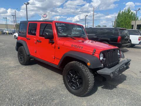 2015 Jeep Wrangler Unlimited for sale at Independent Auto Sales in Spokane Valley WA