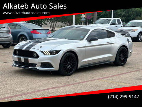 2016 Ford Mustang for sale at Alkateb Auto Sales in Garland TX