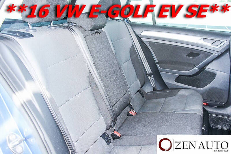 2016 Volkswagen e-Golf SE