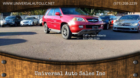 2004 Acura MDX for sale at Universal Auto Sales in Salem OR