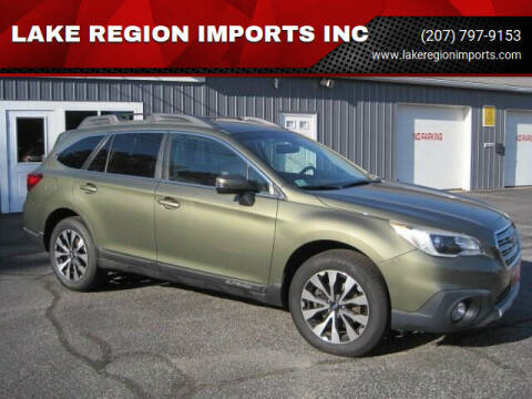 2015 Subaru Outback for sale at LAKE REGION IMPORTS INC in Westbrook ME