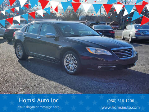 2011 Chrysler 200 for sale at Homsi Auto Inc in Kannapolis NC