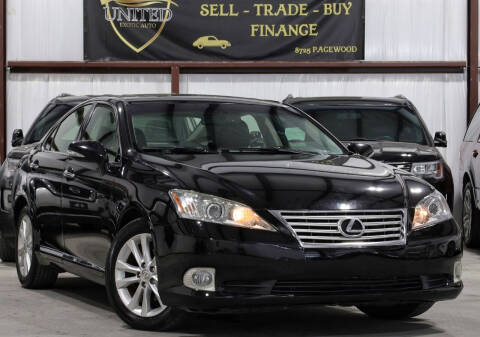 2011 Lexus ES 350 for sale at United Exotic Auto in Houston TX