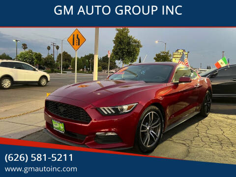 2017 Ford Mustang for sale at GM AUTO GROUP INC in La Puente CA