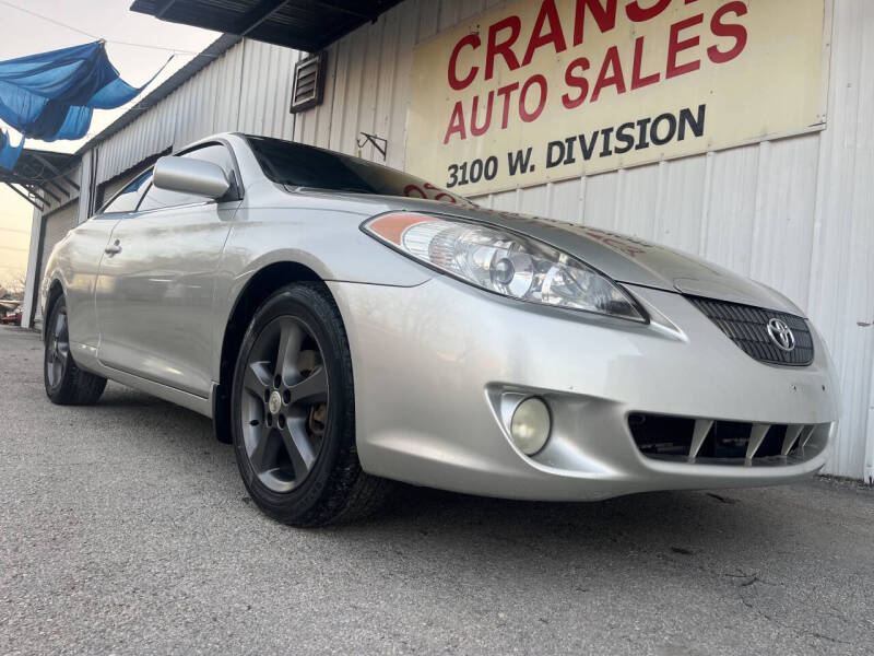 2004 Toyota Camry Solara for sale at CRANSH AUTO SALES, INC in Arlington TX