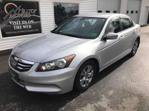 2012 Honda Accord for sale at HILLTOP MOTORS INC in Caribou ME