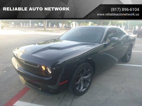 2018 Dodge Challenger for sale at RELIABLE AUTO NETWORK in Arlington TX