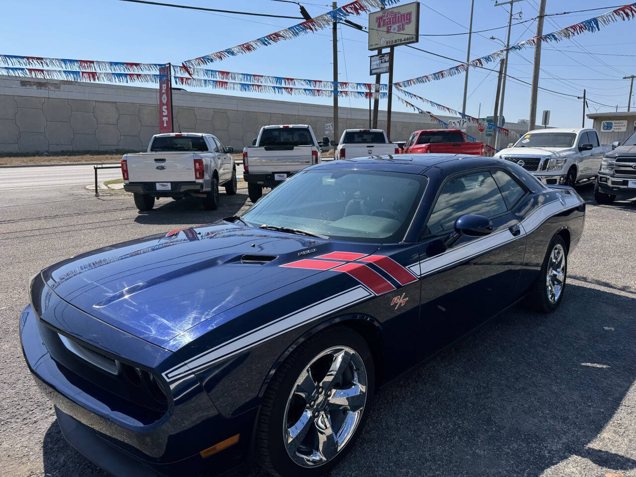 Blue 2013 Dodge Challenger R/T R/T 2dr Coupe 1