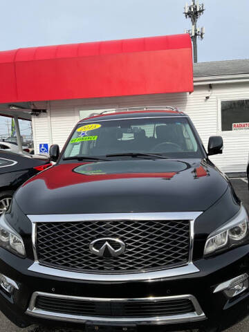 2015 Infiniti QX80 for sale at Sandy Lane Auto Sales and Repair in Warwick RI