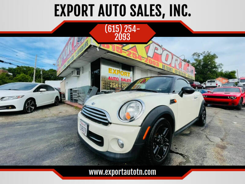 2013 MINI Coupe for sale at EXPORT AUTO SALES, INC. in Nashville TN