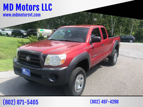 2008 Toyota Tacoma for sale at MD Motors LLC in Williston VT
