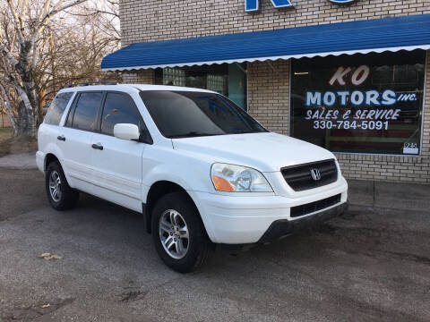 2004 Honda Pilot for sale at K O Motors in Akron OH