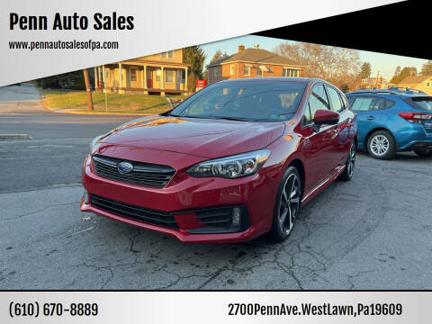 2022 Subaru Impreza for sale at Penn Auto Sales in West Lawn PA