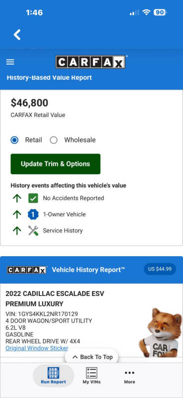 2022 Cadillac Escalade ESV Premium Luxury