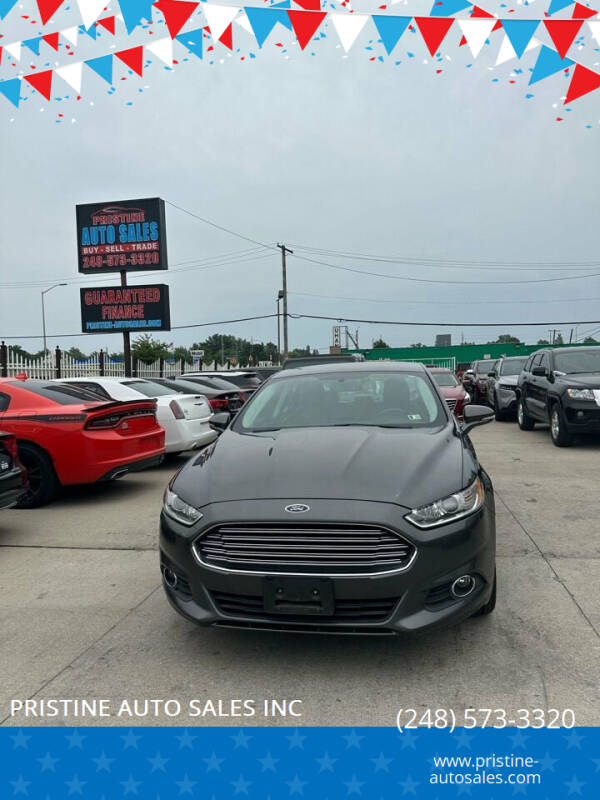 2016 Ford Fusion for sale at PRISTINE AUTO SALES INC in Pontiac MI