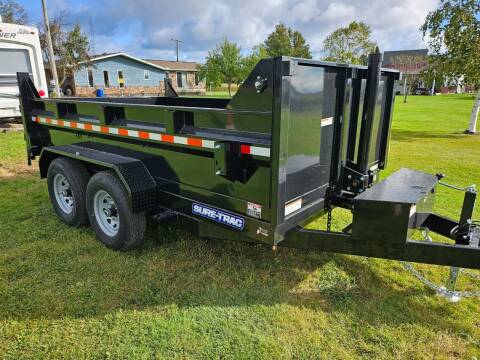 2024 Sure-Trac 7 x 12  Dump Trailer for sale at Swartz Trailer Sales LLC in Harbor Beach MI