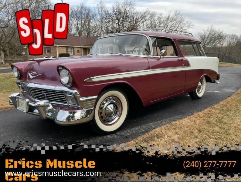 1956 Chevrolet Nomad for sale at Eric's Muscle Cars in Clarksburg MD