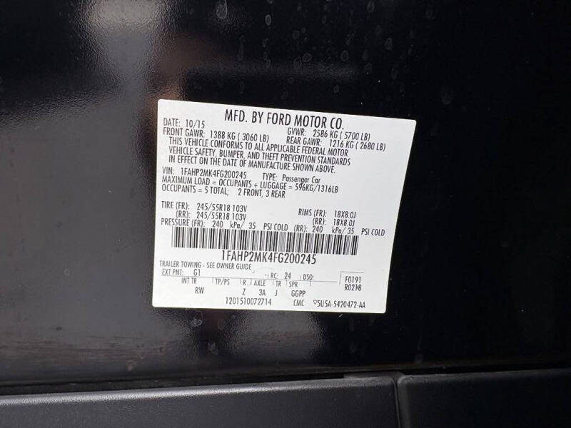 2015 Ford Taurus Police Interceptor