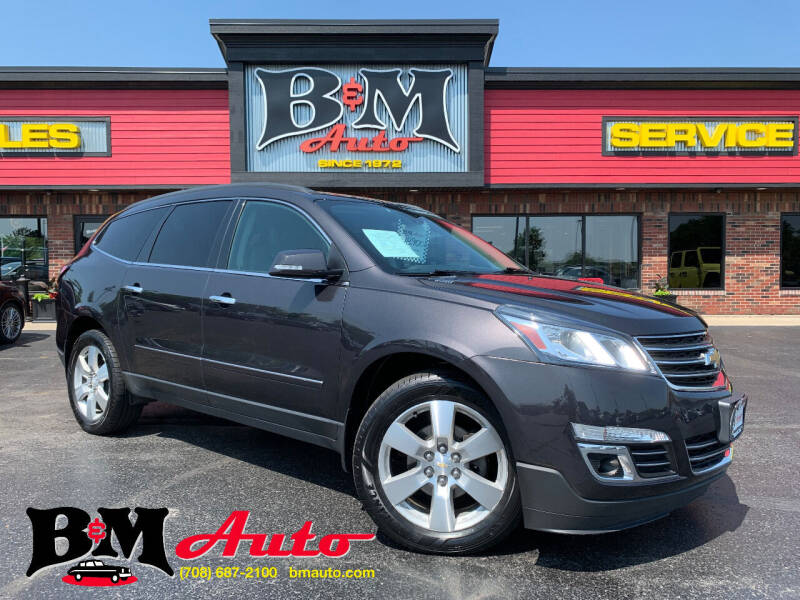 2015 Chevrolet Traverse for sale at B & M Auto Sales Inc. in Oak Forest IL