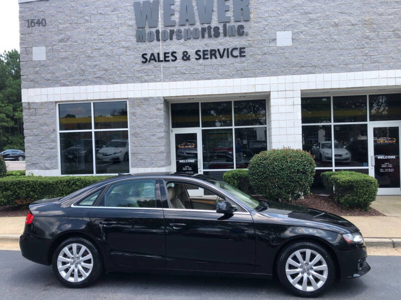 2010 Audi A4 for sale at Weaver Motorsports Inc in Cary NC