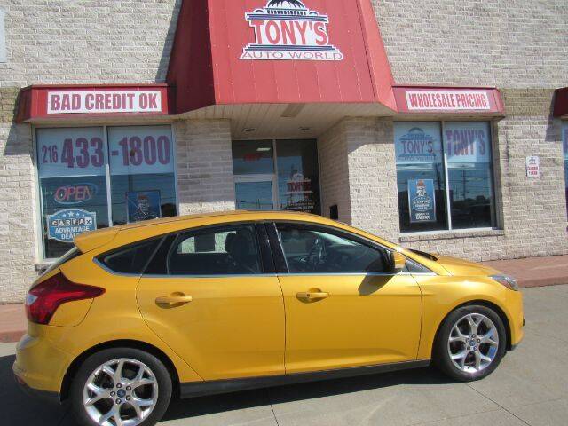 2012 Ford Focus for sale at Tony's Auto World in Cleveland OH