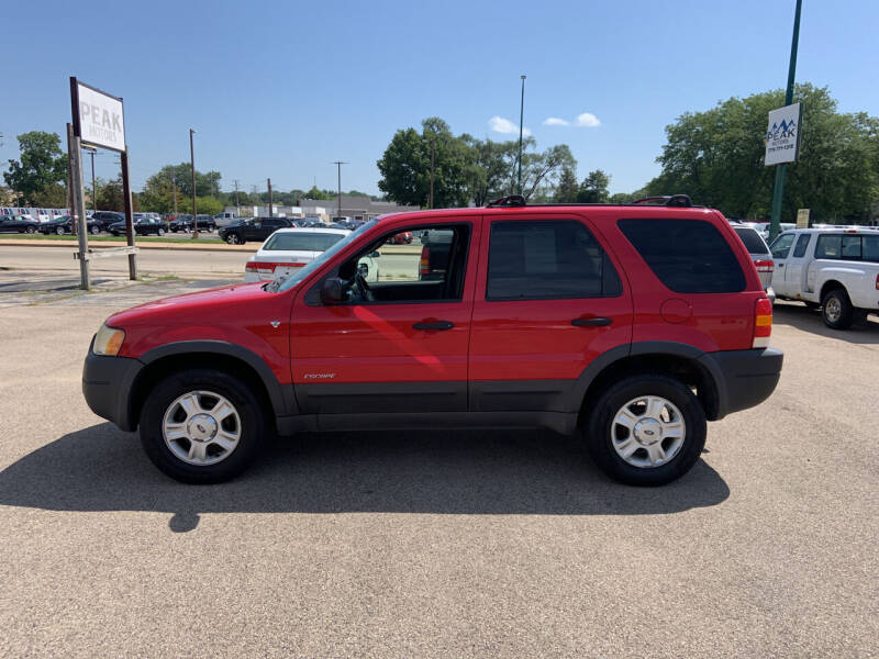 2001 Ford Escape for sale at Peak Motors in Loves Park IL