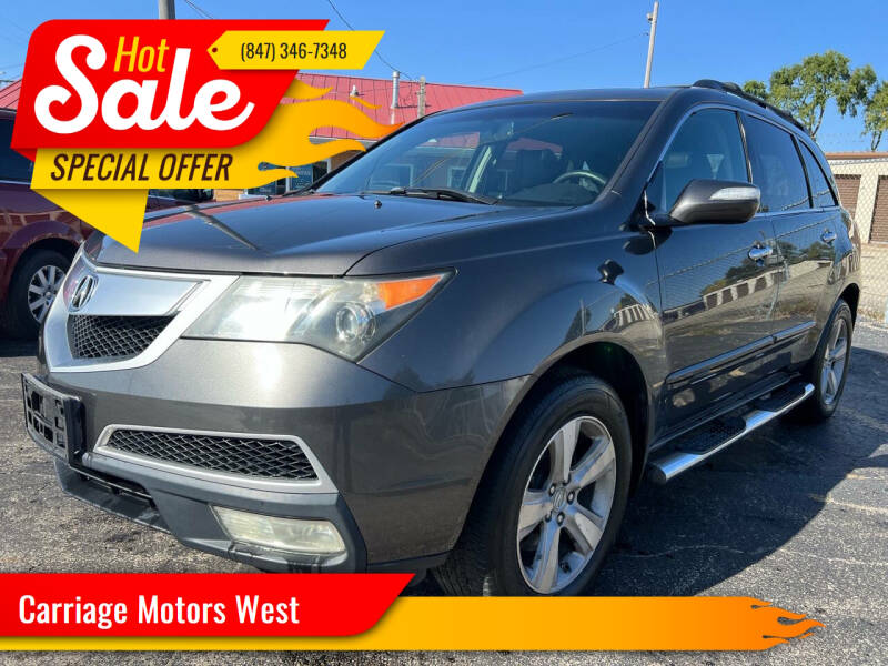 2010 Acura MDX for sale at Carriage Motors West in Fox Lake IL