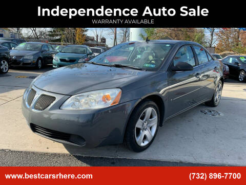 2009 Pontiac G6 for sale at Independence Auto Sale in Bordentown NJ