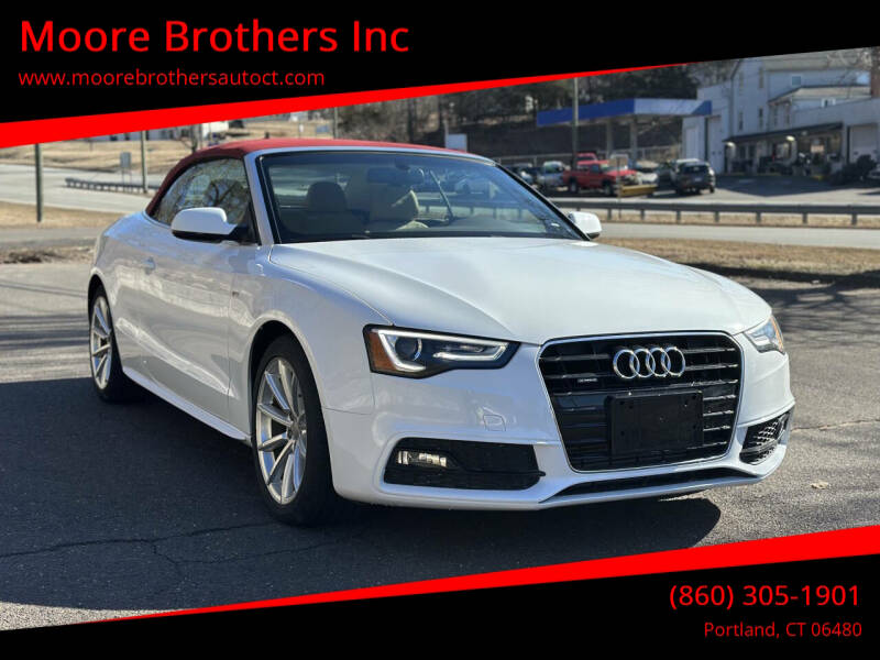 2016 Audi A5 for sale at Moore Brothers Inc in Portland CT