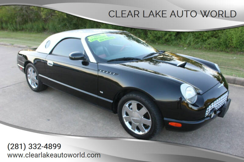 2002 Ford Thunderbird for sale at Clear Lake Auto World in League City TX