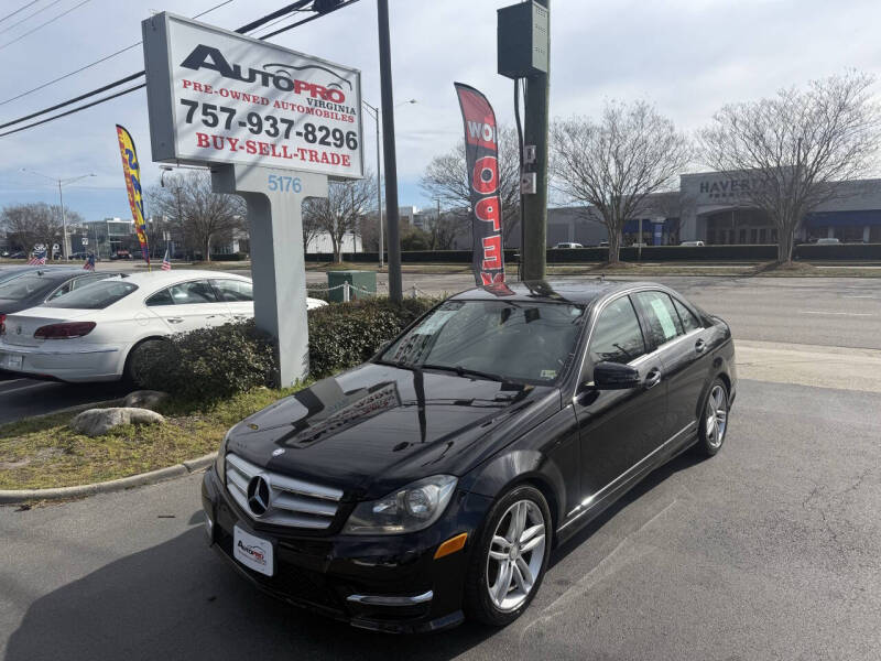 2012 Mercedes-Benz C-Class for sale at AutoPro Virginia LLC in Virginia Beach VA