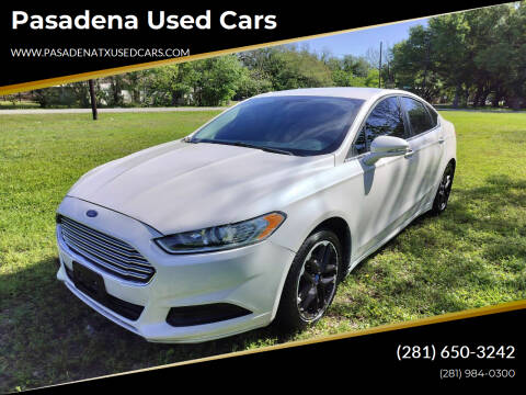 2016 Ford Fusion for sale at Pasadena Used Cars in Pasadena TX