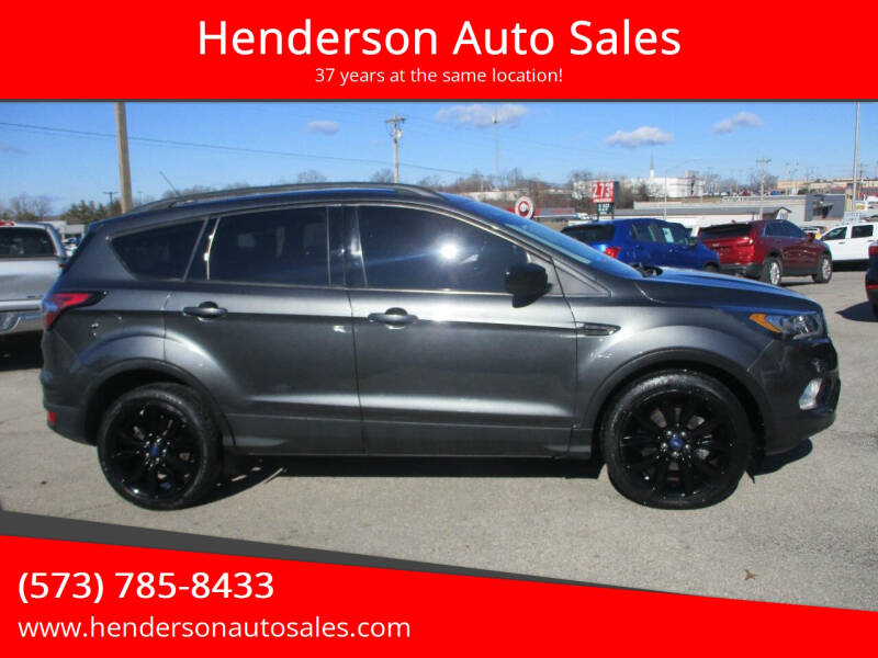 2018 Ford Escape for sale at Henderson Auto Sales in Poplar Bluff MO