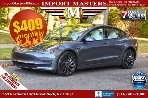 2023 Tesla Model 3 for sale at Import Masters in Great Neck NY