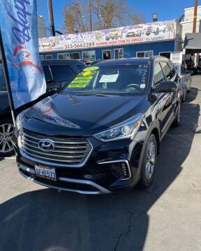 2018 Hyundai Santa Fe for sale at 2955 FIRESTONE BLVD - 3271 E. Firestone Blvd Lot in South Gate CA