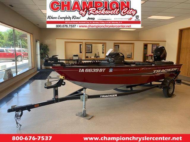 2020 Tracker Super 16 Guide for sale at CHAMPION CHRYSLER CENTER in Rockwell City IA